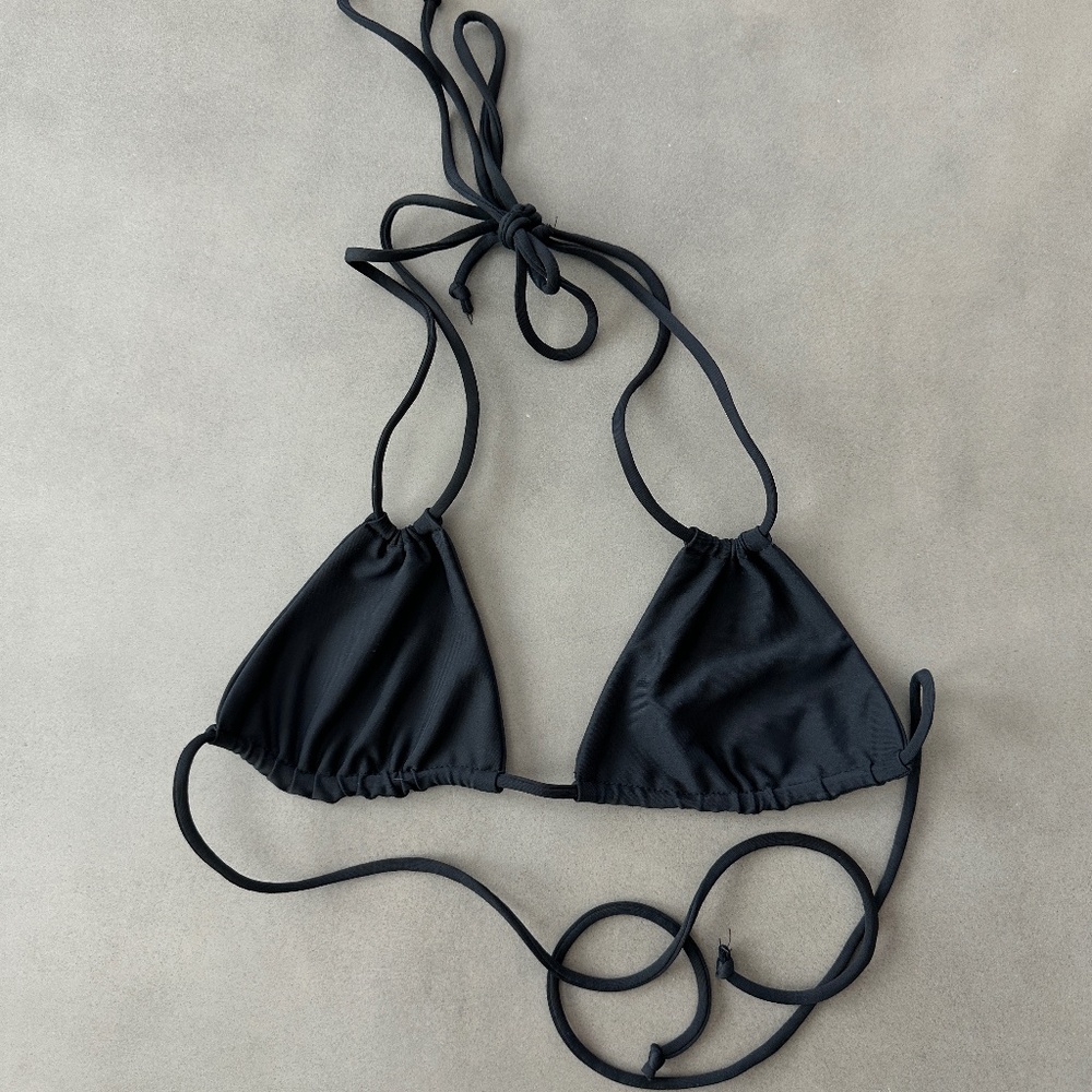 SKATIE SWIM, BLACK ALICE TOP XS